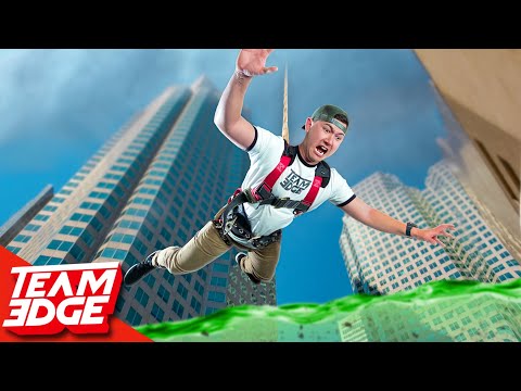 Don't Plummet into the Nasty Pool!! | Rope Cut Challenge!!