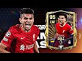 AMAZING LW 95 RATED LUIS DIAZ GAMEPLAY REVIEW FC MOBILE 24 TEAM OF THE SEASON