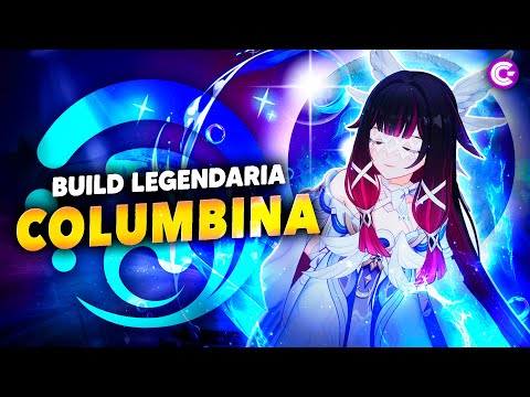 🌙LEGENDARY BUILD for COLUMBINA // Support and DPS, F2P C1 and C2 - Genshin Impact