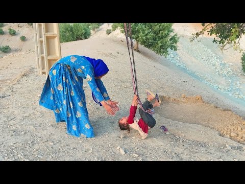 "Life in the desert: the story of Samaneh and her two children"