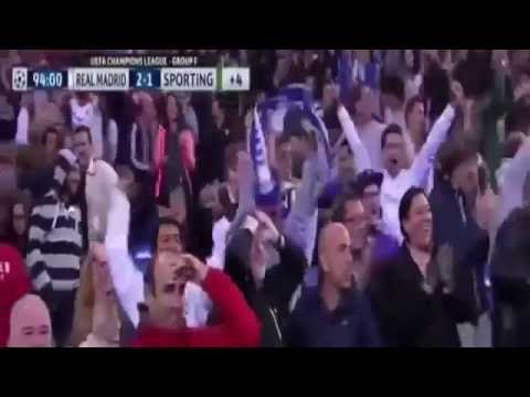 Real Madrid vs Sporting Lisbon 2 1