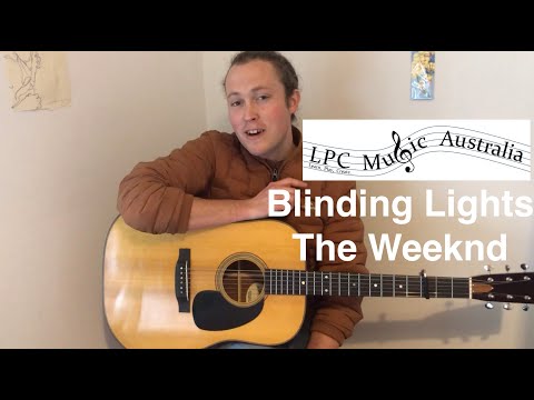 Blinding Lights -  The Weeknd guitar tutorial
