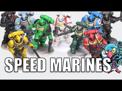 20 Minute Speed Painting (Loyalist Marines) - HC 362