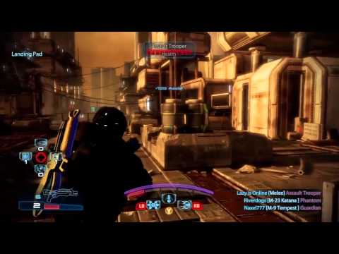 Mass Effect 3 Demo - Vanguard Multiplayer Combat Gameplay (Xbox 360)