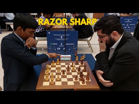 Praggnanandhaa Pulverizes Pouya in 22 moves | World Blitz 2023
