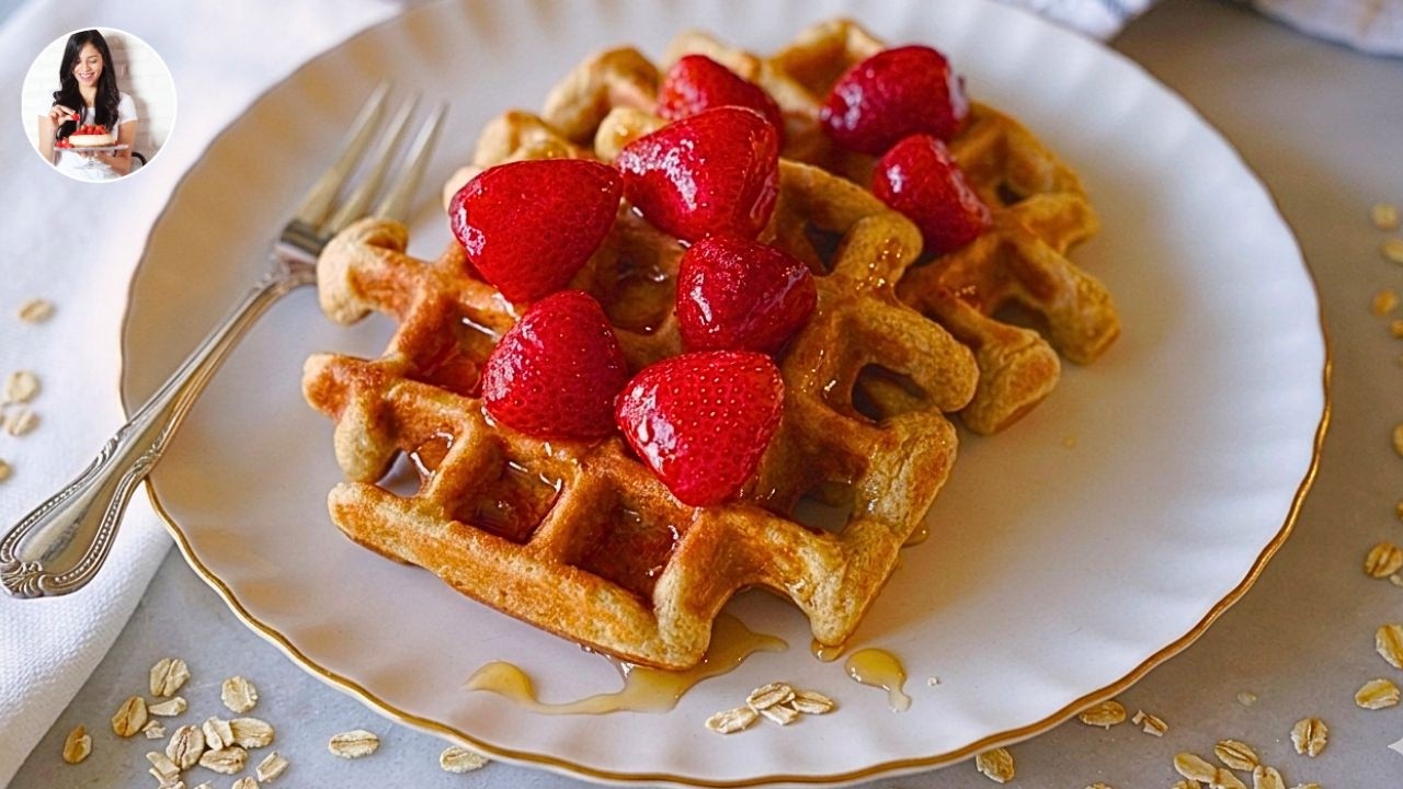 Prepara la Avena Así... Waffles Deliciosos, Sin Azúcar, en Minutos! | Auxy