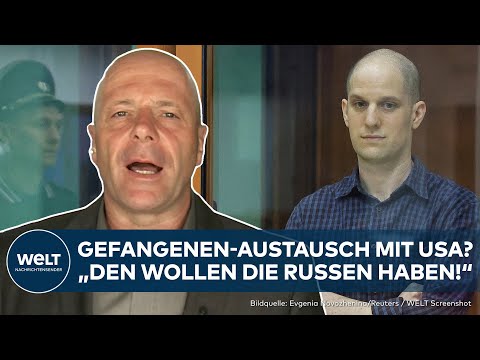 Video Thumbnail: RUSSLAND: "Den wollen die Russen haben!" Moskau will Austausch von US-Journalist Gershkovich