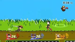 smash bros wiiU Duck Hunt stage