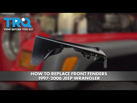 How to Replace Front Fenders 1997-2006 Jeep Wrangler