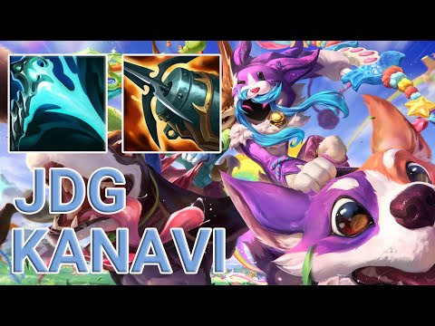 JDG Kanavi Kindred Jungle VS Nidalee | KR GrandMaster Patch 13.8