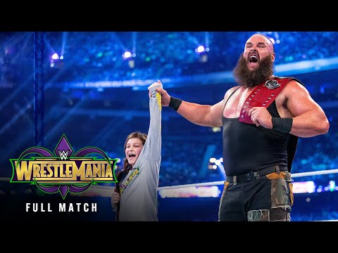FULL MATCH — The Bar vs. Braun Strowman & Nicholas — Raw Tag Team Titles Match: WrestleMania 34