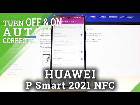 How to Activate SwiftKey Autocorrection in HUAWEI P Smart 2021 NFC – Keyboard Settings