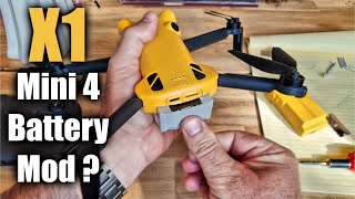 Skyrover X1 Battery Mod - Works with DJI Mini 4 Batteries?