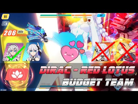 【Honkai Impact 3】SEA | Dirac Sea Duo Elite - Red Lotus 194D | Budget Team but NOT Budget gear