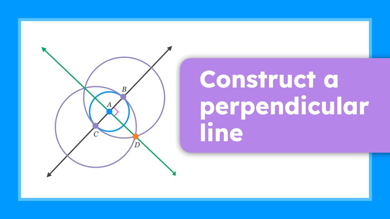 How to Construct a Perpendicular Line Through a Point