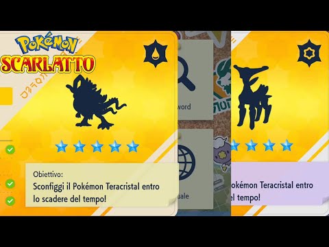 POKÉMON SCARLATTO RAID FOGLIAFERREA E ACQUECRESPE