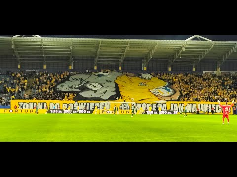 MOTOR LUBLIN - Zagłębie Sosnowiec 21.07.2023 Oprawa + fragmenty dopingu z 1 połowy