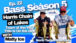 Harris Chain Bass Fishing Tournament Team of the Year is on the Line Huge Win!
