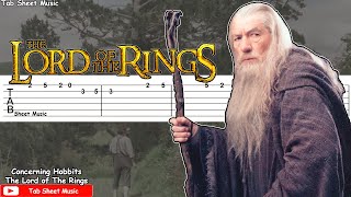 The Lord of The Rings - Concerning Hobbits Guitar Tutorial
