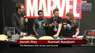 Jonah Ray & Kumail Nanjiani Visit Marvel LIVE! at San Diego Comic-Con 2015