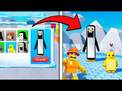 Eu ganhei a skin do PINGUIM.EXE no Knockoutz…