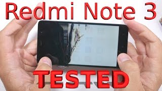 Xiaomi Redmi Note 3 - Durability Video - Scratch, Burn, Bend Test