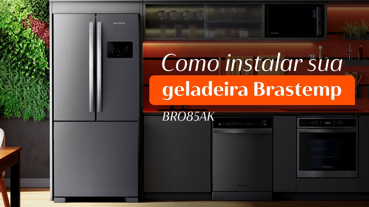 Como instalar geladeira Brastemp? #BrastempEnsina