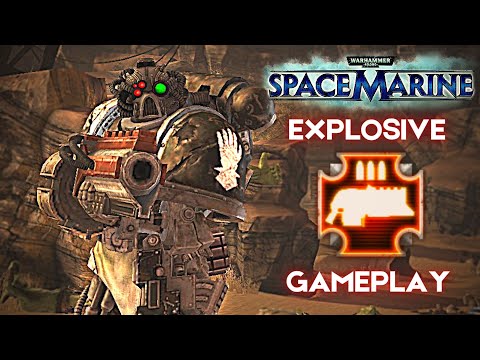 Bionic Marine with Vengeance Launcher in action! | Warhammer 40,000: Space Marine, Augmented Mod