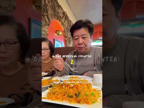 my Chinese parents try Indian food for the first time 😳