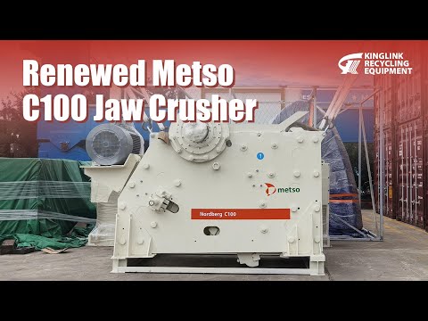 Metso Nordberg C100 Jaw Crusher to Brazil