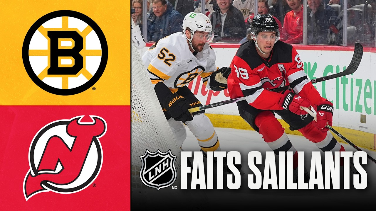 Bruins vs Devils | 16/03/26 | Faits saillants
