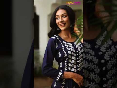 Tips &amp; Tops Lakhnavi Rayon Slub 14Kg  Wholesale Long Kurtis Catalog – product video thumbnail