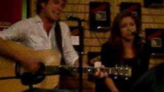 Kyle Riabko &amp; Christy Altomare singing &quot;Touch Me&quot; @ Borders