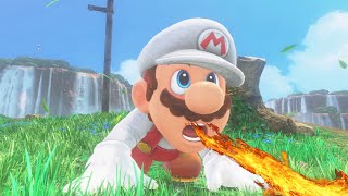 Super Mario Odyssey with FIRE BREATHING!! (FULL MOVIE!)