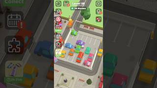 PARKING JAM 3D LEVEL-58 | PARKING JAM 3D #viral #gaming #mqehgaming #parkingjam3d #shorts