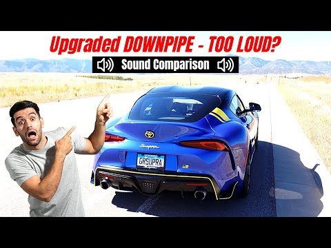 Impressive SOUNDING Performance DOWNPIPE! // MKV Toyota GR SUPRA
