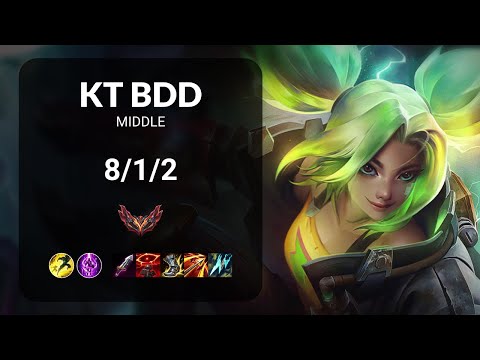 KT Bdd Zeri vs Tristana MIDDLE - KR GRANDMASTER Patch 14.14