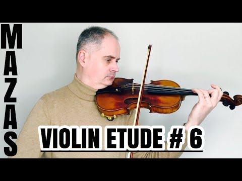 J.F.Mazas Violin Etude no 6 Etudes Speciales, Op. 36, Book 1 by @Violinexplorer