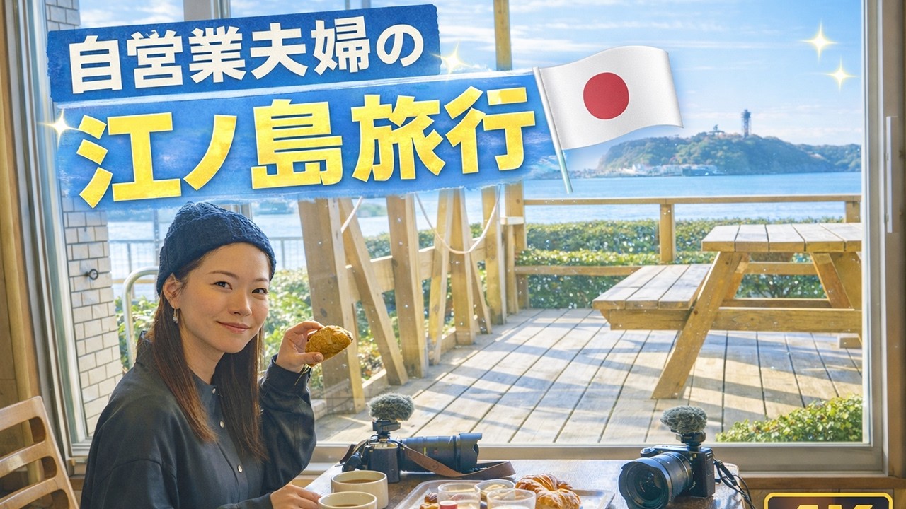 【自営業夫婦の休日】人気観光地！江ノ島・鎌倉 1泊2日モデルコース｜Vlog