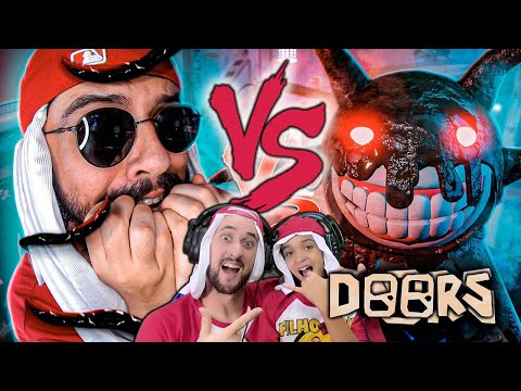 Screech do Doors (Roblox) Vs. Mussoumano - Batalha com Games (REACT)