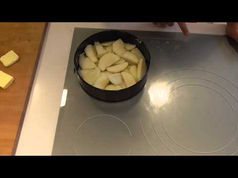 Tarta tatin de pera