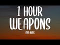 Ava Max - Weapons (1 HOUR/Lyrics)