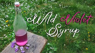 How To Make Violet Syrup + Why You Should!