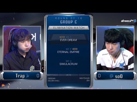 [2020 GSL S1] Ro.16 Group C Match4 Trap vs soO