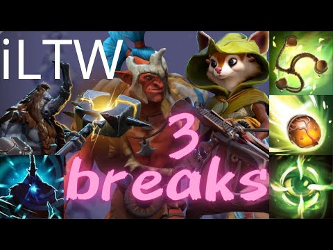 iLTW Troll Warlord - Hoodwink, Magnus 3 breaks combo - dota2