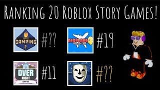 Ranking 20 Roblox Story Games!