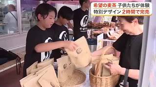 子供たちが「希望の麦茶」販売　被災農地で栽培した大麦を使用　種まきから収穫も体験〈宮城・東松島市〉 (26/08/22 18:00)