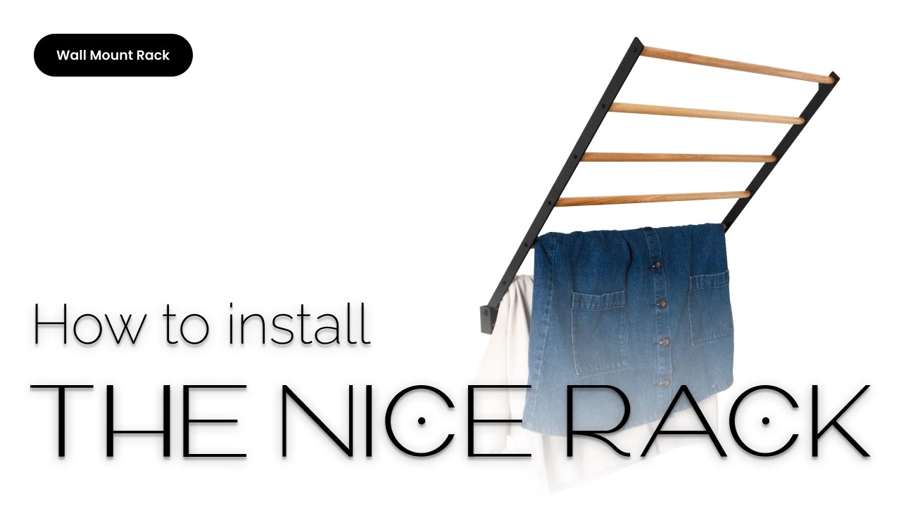 The Nice Rack Wall Mount Installation Video