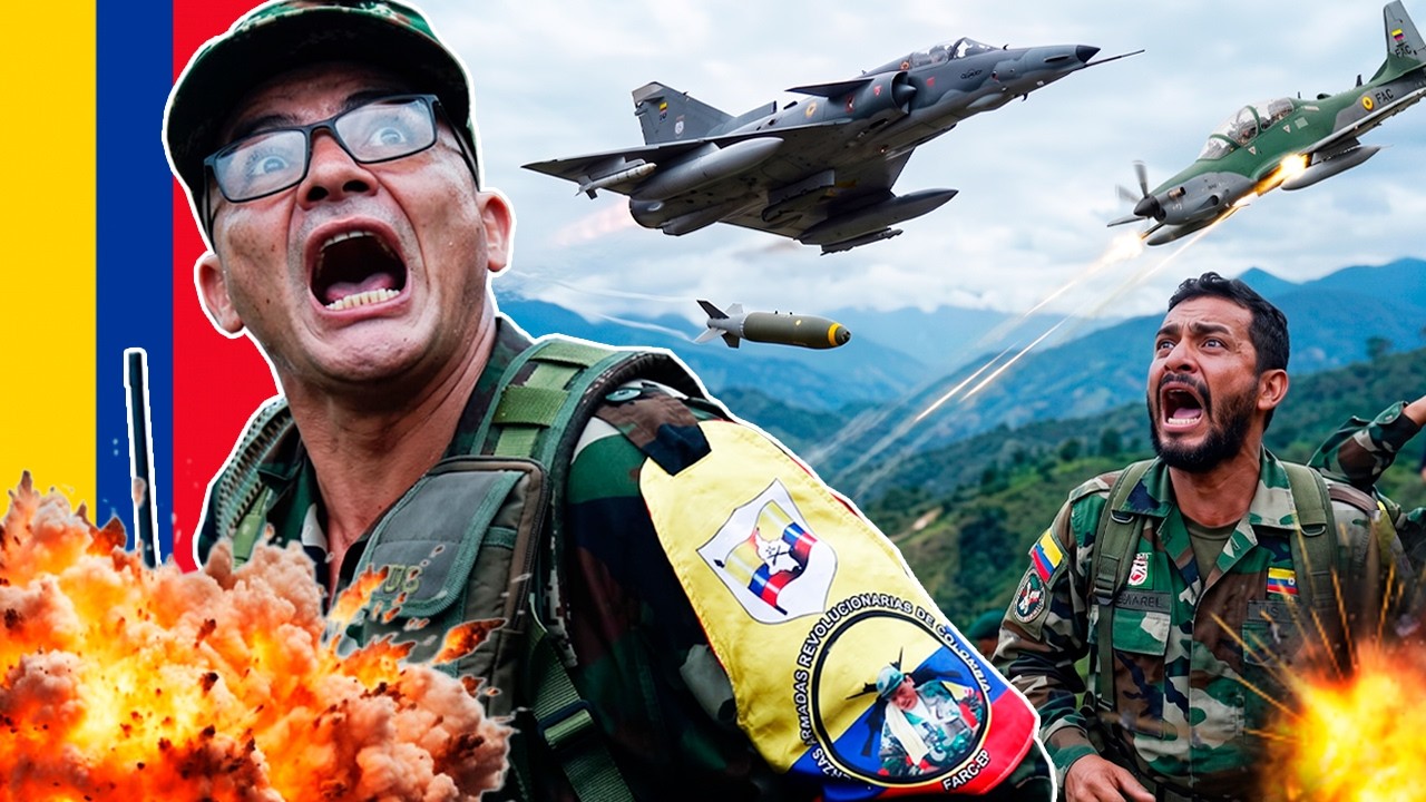 💥🇨🇴 Así se BOMBARDEA a la NARCOGUERRILLA en COLOMBIA