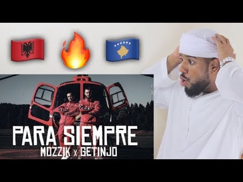 ARAB REACTION TO ALBANIAN MUSIC BY Mozzik x Getinjo - Para Siempre **AMAZING**